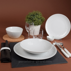 Assiette Plate 28cm forme coupe NATURE/Europe 