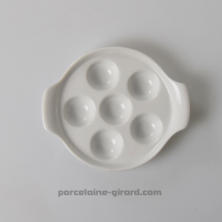 Le plat &agrave; escargots en porcelaine est indispensable pour deguster vos escargots au quotidien ou en repas de fete. Le plat a esca