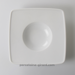 Cette assiette à dégustation et à risotto accueille vos meilleures préparations méditerranéennes. /Epatez vos invités avec un ri