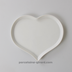 PLATEAU FORME COEUR 21X17CM