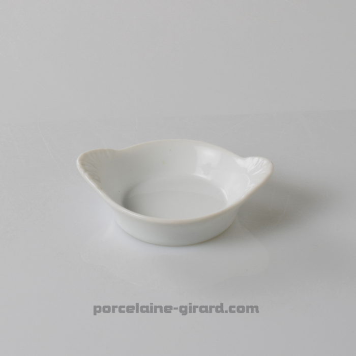 Mini mise en bouche cuillère en porcelaine blanc 90mm H45mm