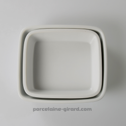 Ce plat à à four permet de préparer de délicieux repas.  En porcelaine, il passe au four, au micro-ondes, et au lave-vaisselle./