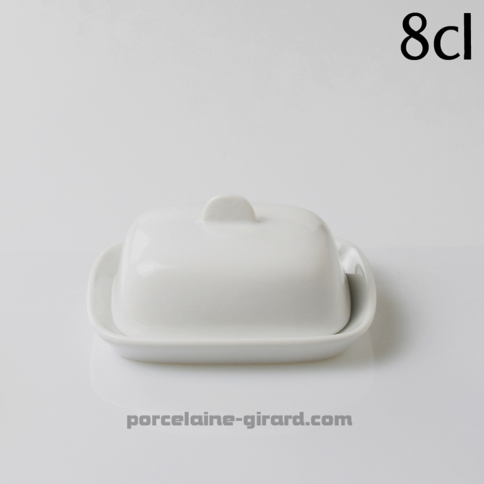 Beurrier individuel pour présenter élégamment le beurre./Hauteur 5.7cm dont plateau 1.6cm/