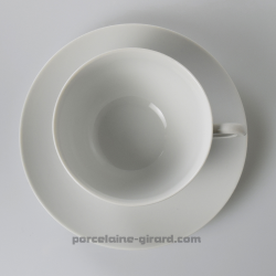 Sous tasse à Déjeuner Louvre, /Se complète avec la tasse, ref 6098./La collection Louvre se décline en trois modèles: Déjeuner -