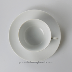 Sous tasse à Thé Louvre, /Se complète avec la tasse, ref 7004./La collection Louvre se décline en trois modèles: Déjeuner - Thé 