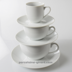 Tasse à Café Louvre, /Contenance 10cl./Se complète avec la sous tasse, ref 6407./La collection Louvre se décline en trois modèle