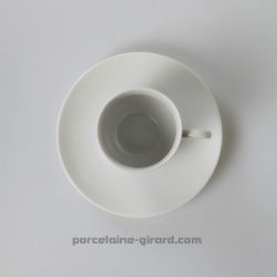 Tasse à Café Louvre, /Contenance 10cl./Se complète avec la sous tasse, ref 6407./La collection Louvre se décline en trois modèle