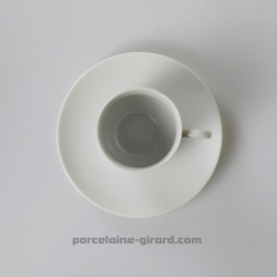 Sous tasse à Café Louvre, /Se complète avec la tasse, ref 6403./La collection Louvre se décline en trois modèles: Déjeuner - Thé