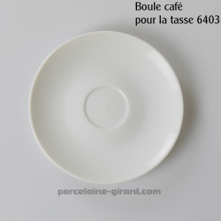 Sous tasse à Café Louvre, /Se complète avec la tasse, ref 6403./La collection Louvre se décline en trois modèles: Déjeuner - Thé