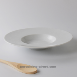 Cette assiette à risotto accueille vos meilleures préparations méditerranéennes. /Avec son fond creux, elle garde au chaud vos s