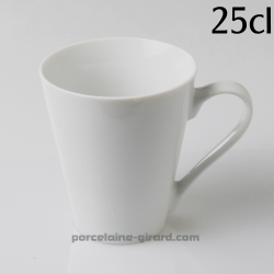 Mug conique 25cl diametre...