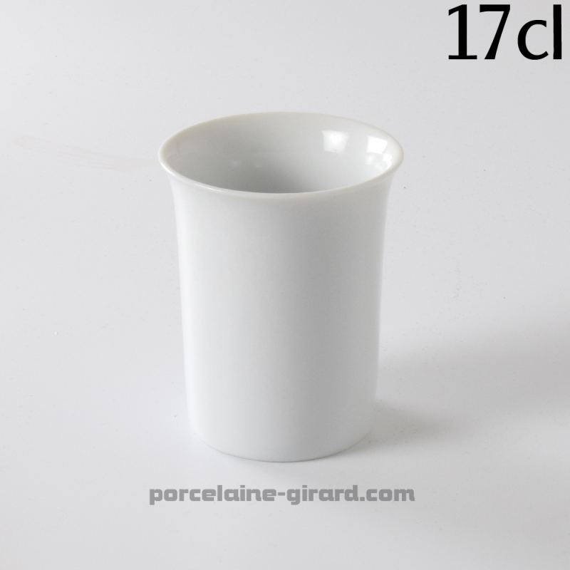 Porte-Gobelet Lea INDA Avec Verre Satiné Blanc - Accessoire Salle De Bain Design Moderne