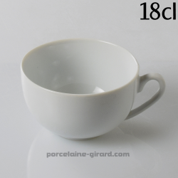 Tasse à Thé Louvre, /Contenance 21cl./Se complète avec la sous tasse, ref 7005./La collection Louvre se décline en trois modèles