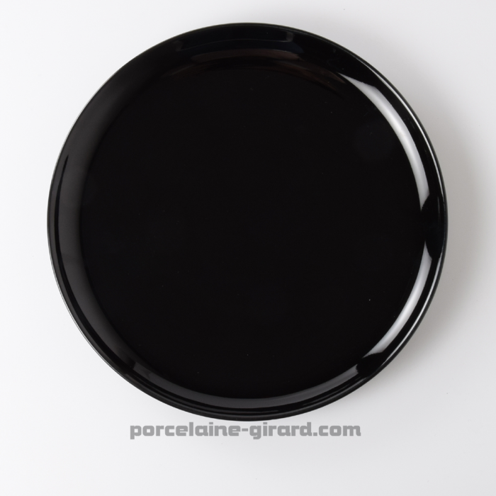 Assiette plate black 25.9cm 
