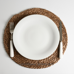 ASSIETTE PLATE 25 CM ONDE