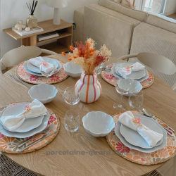 ASSIETTE CREUSE GALANTE 22CM