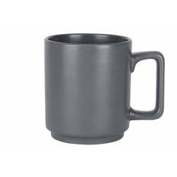 MUG OLGA 45CL GRIS D9XH10.5CM