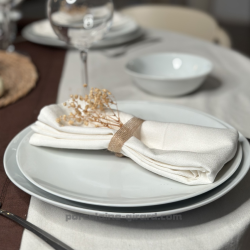 ASSIETTE PLATE COUPE LEO...